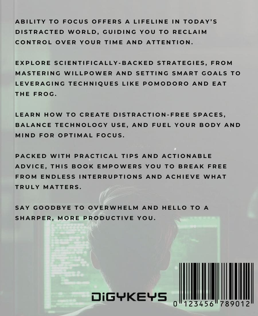 Ability to Focus – Unlock better focus and productivity today.