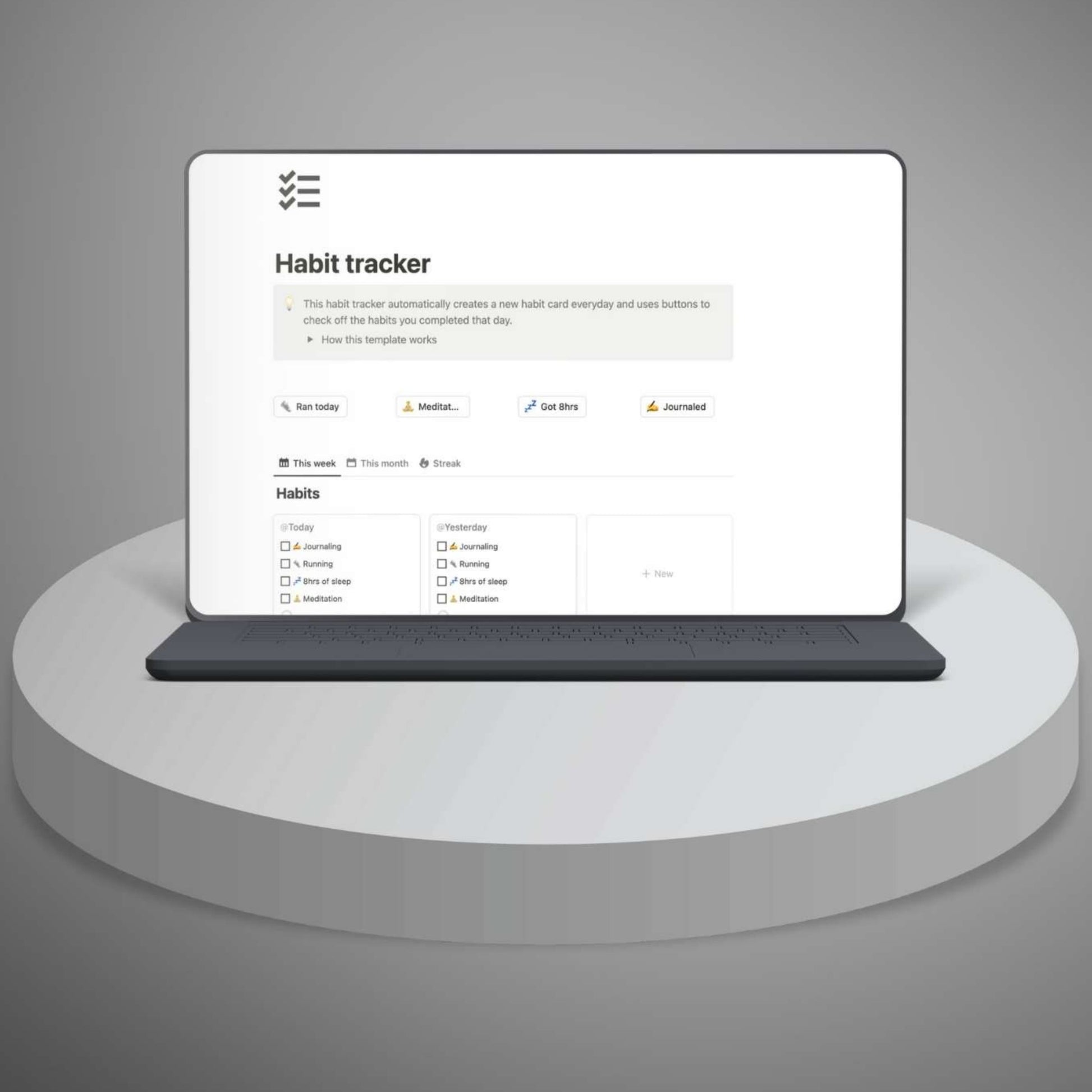 Customizable Notion template for productivity boost