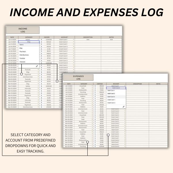 Monitor Savings & Spending – Get a real-time view of your income, expenses, and savings.