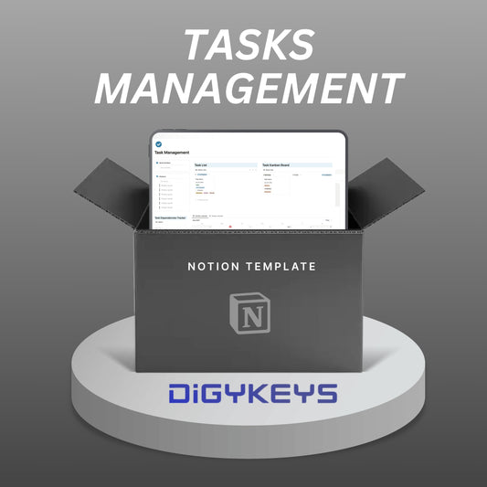Notion task management template for teams