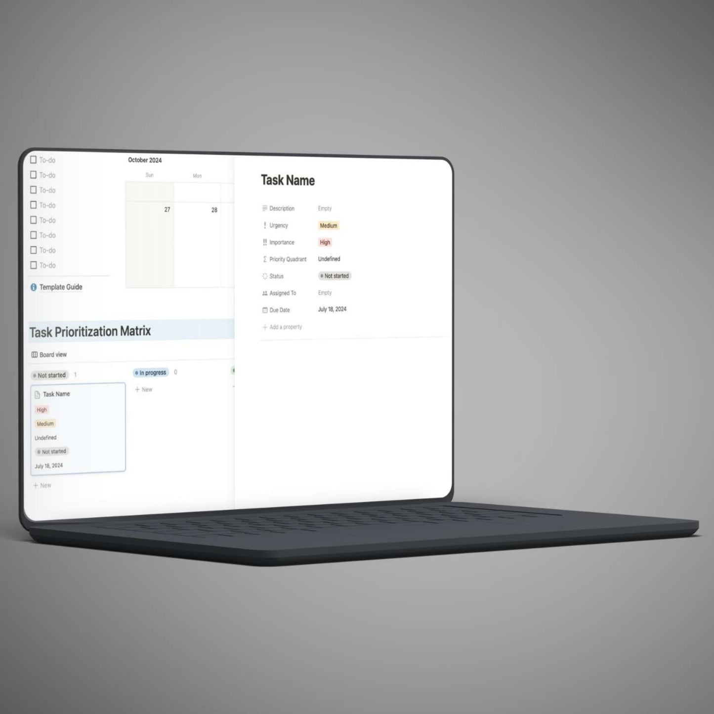 Organize projects with Notion Kanban board