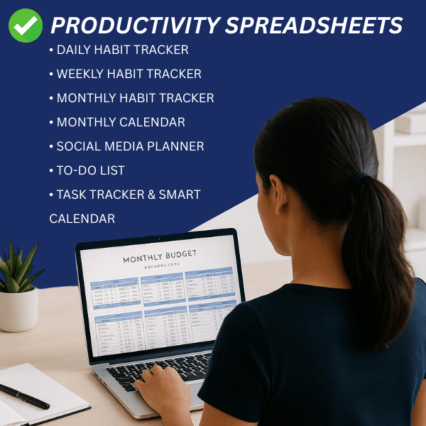 📊 Multi-Purpose Spreadsheet Bundle