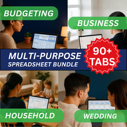 📊 Multi-Purpose Spreadsheet Bundle