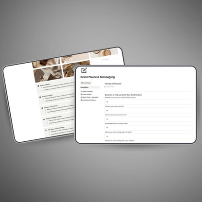 Brand Identity Notion Template