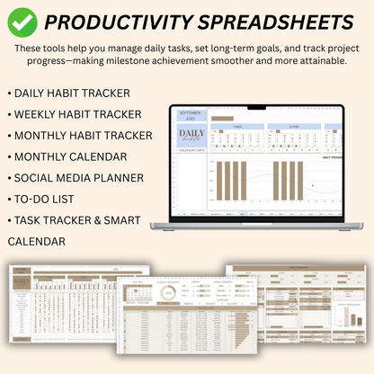 📊 Spreadsheet Template Bundle