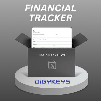 All-in-one Notion finance organizer