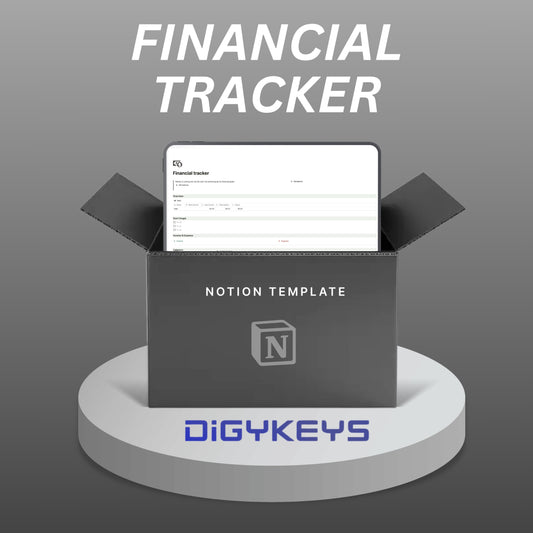 All-in-one Notion finance organizer