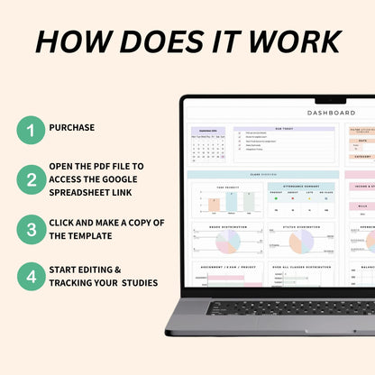 Automated Google Sheets student planner for effective time management