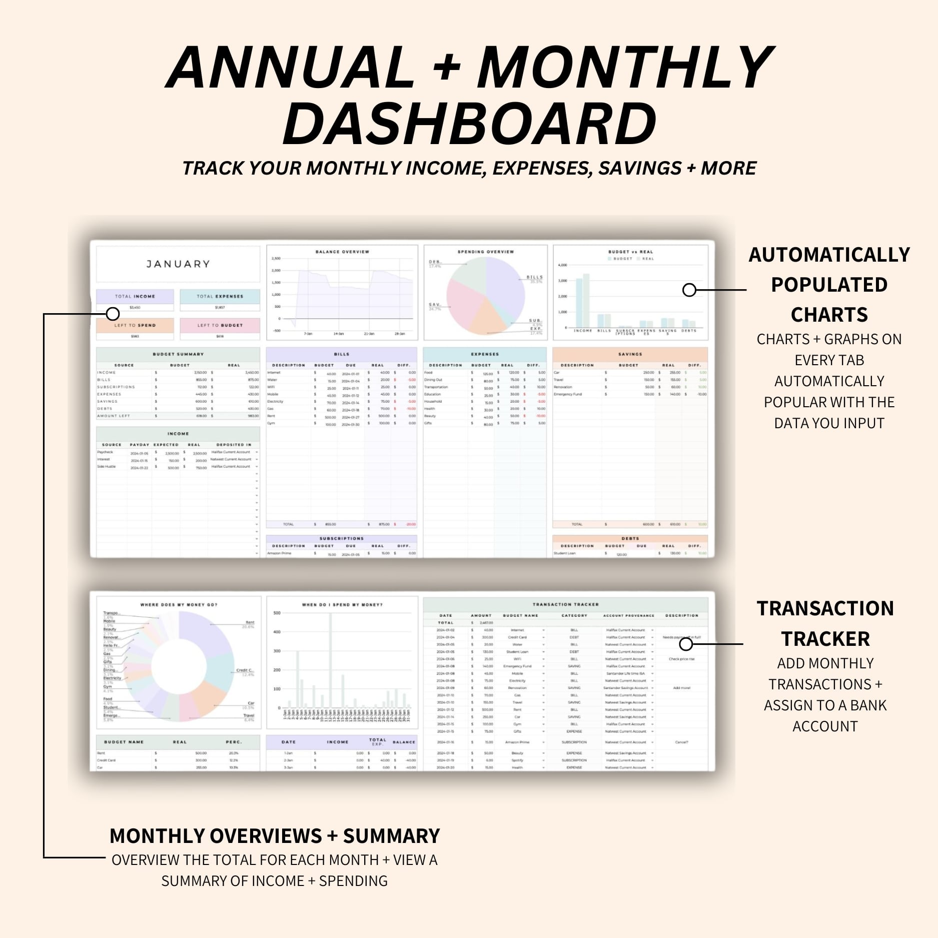 Eco-friendly digital life planner for daily organization
