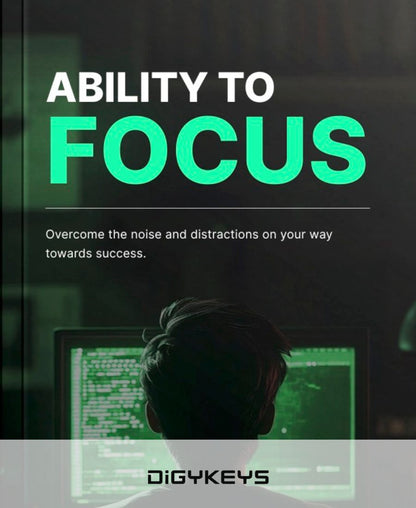 Focus guide eBook – Improve concentration and time management.