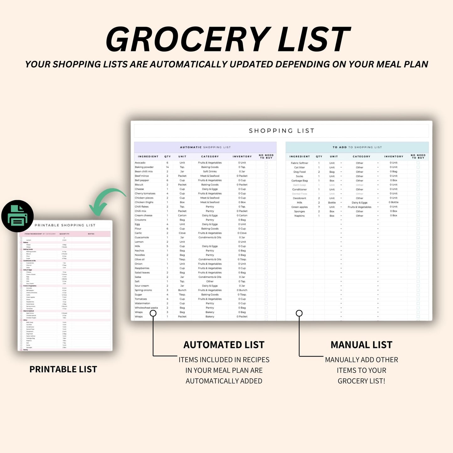 Google Sheets task manager and to-do list planner
