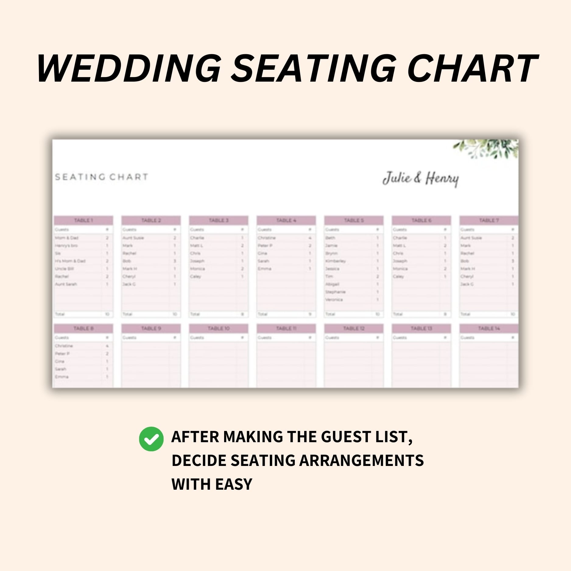 Instant download wedding planner – lifetime access, no subscriptions, eco-friendly solution