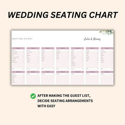 Instant download wedding planner – lifetime access, no subscriptions, eco-friendly solution