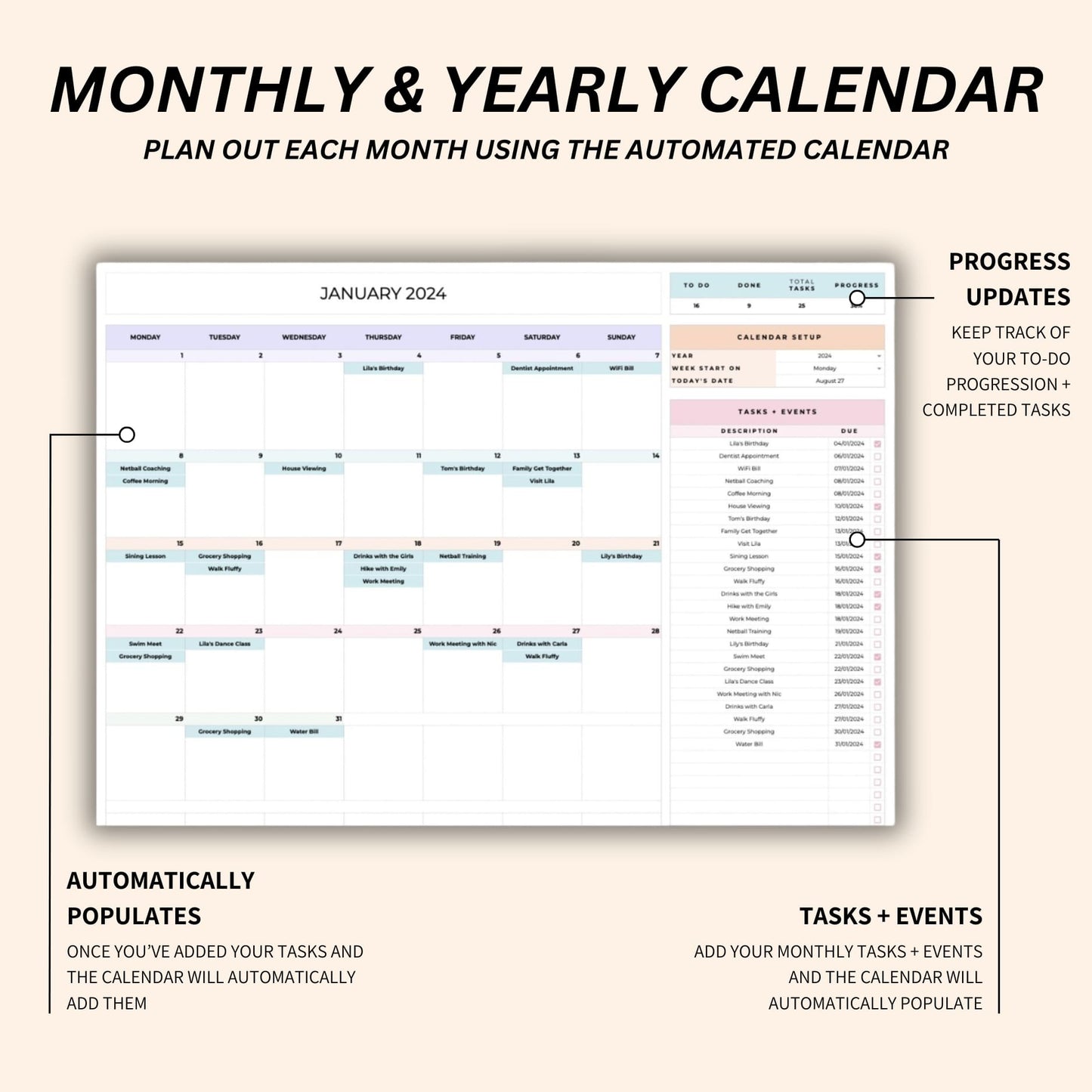 Minimalist budget planner spreadsheet for personal finance tracking