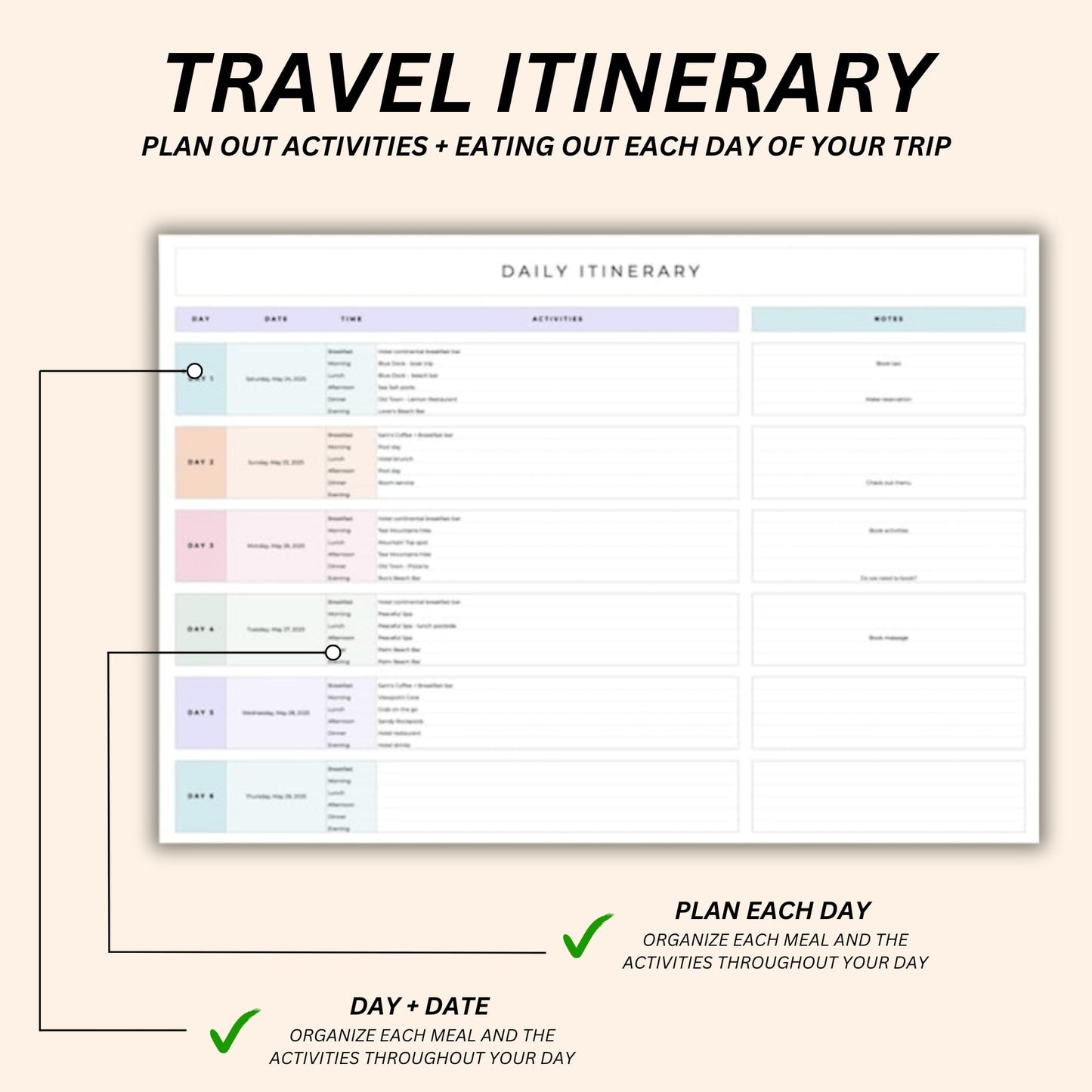 Packing List Template for Your Road Trip Essentials
