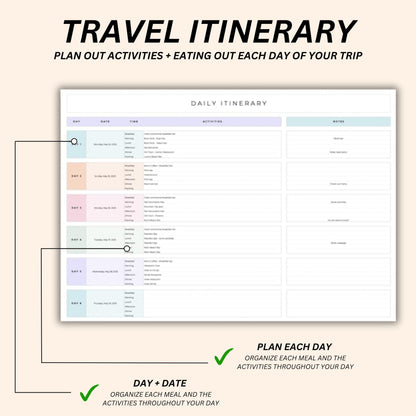 Packing List Template for Your Road Trip Essentials