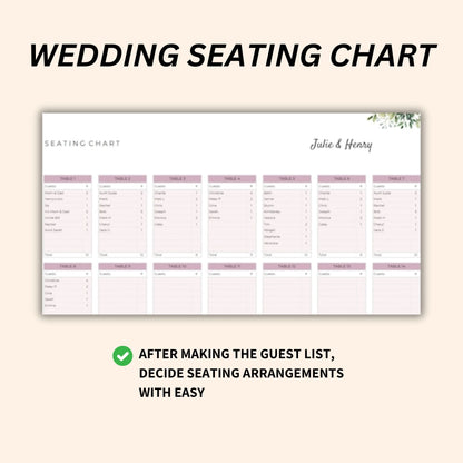 Step-by-step wedding planning guide
