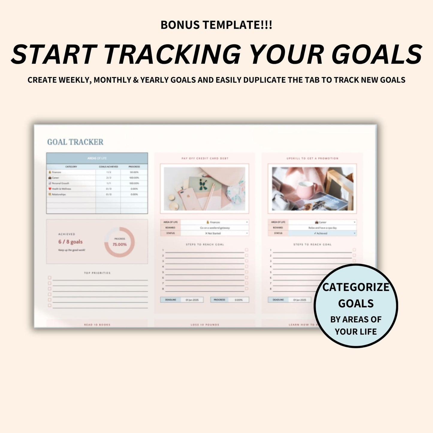 Visual habit tracker for tracking multiple routines with automated calculations