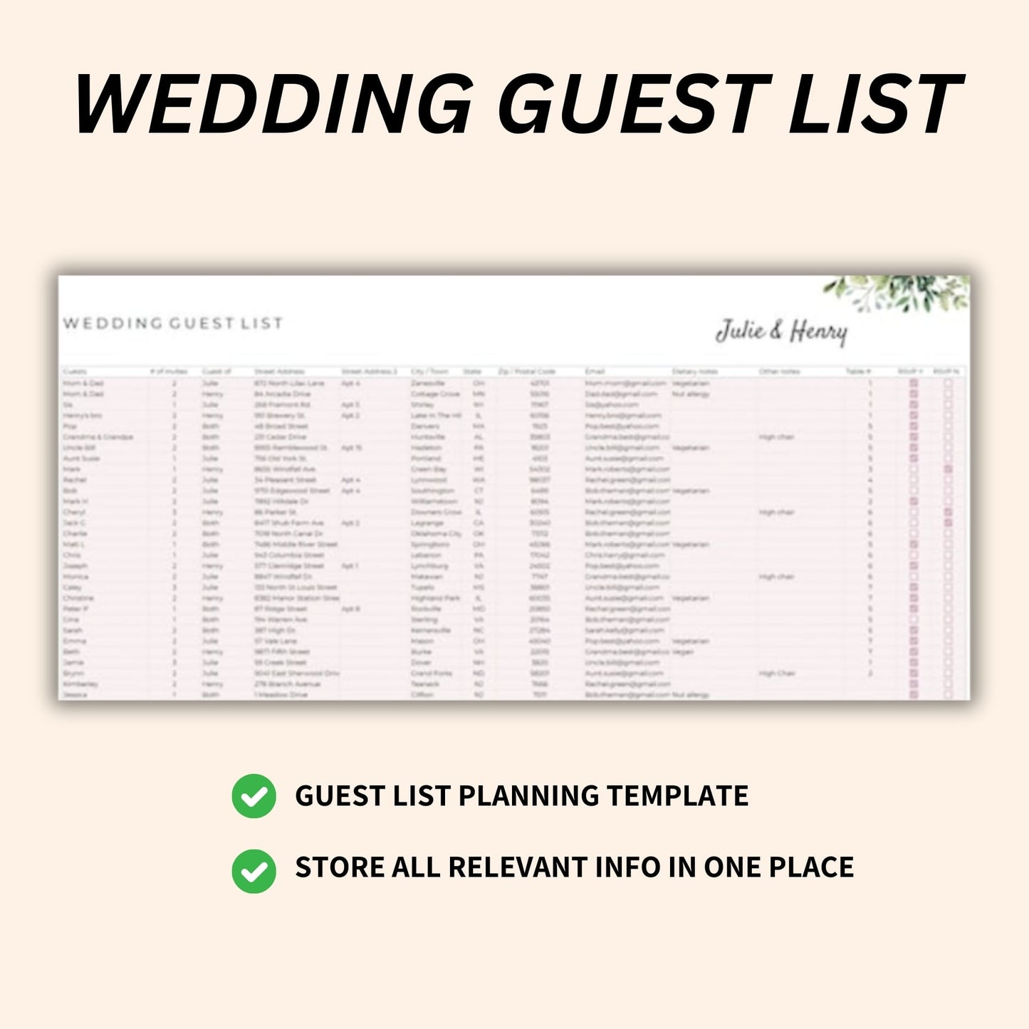 Wedding vendor comparison spreadsheet – find the best deals and manage wedding finances wisely.