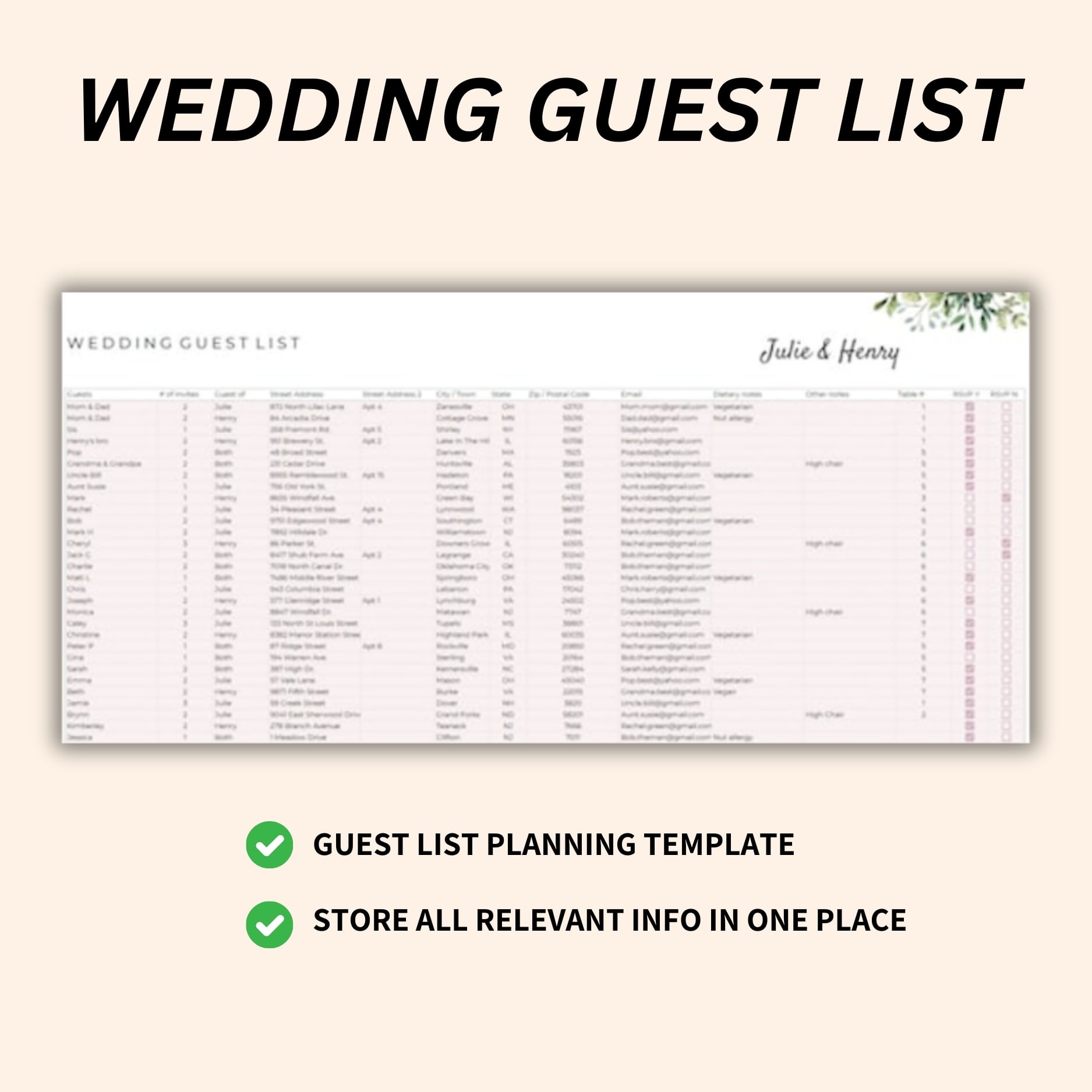 Wedding vendor comparison spreadsheet – find the best deals and manage wedding finances wisely.